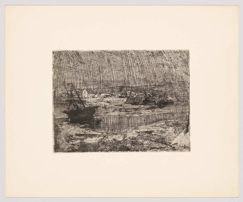 Henry O. Tanner | Capsized Fishing Boats, Brittany | Whitney Museum of ...