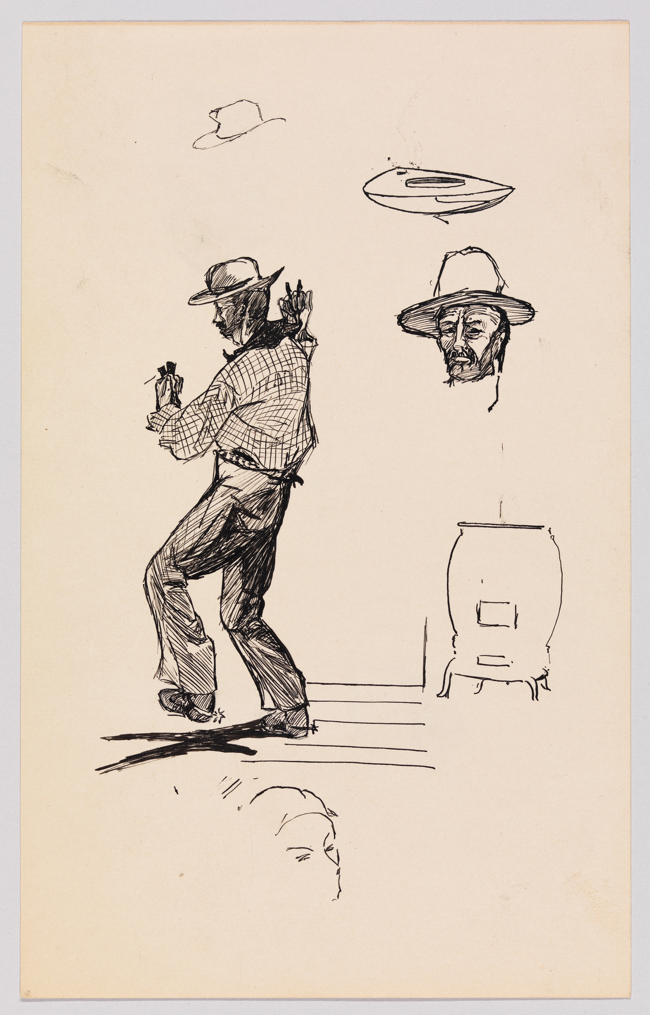 25 Easy Cowboy Drawing Ideas - How to Draw a Cowboy