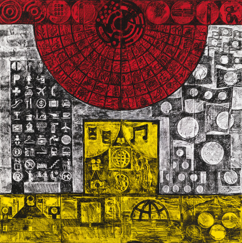 Matt Mullican | Untitled, (Subject, Sign, World Framed) | Whitney