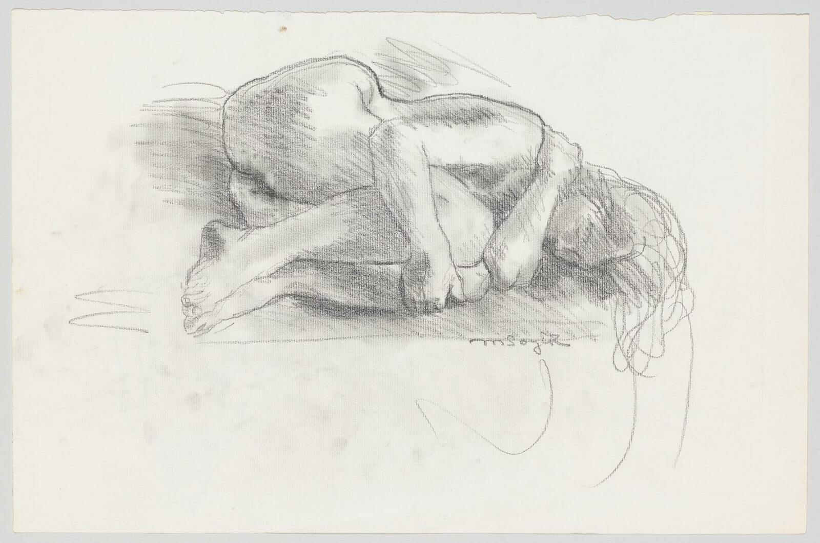 Moses Soyer Sleeping Nude Fetal Position Whitney Museum Of American Art Choose your favorite fetal position drawings from millions of available designs. moses soyer sleeping nude fetal