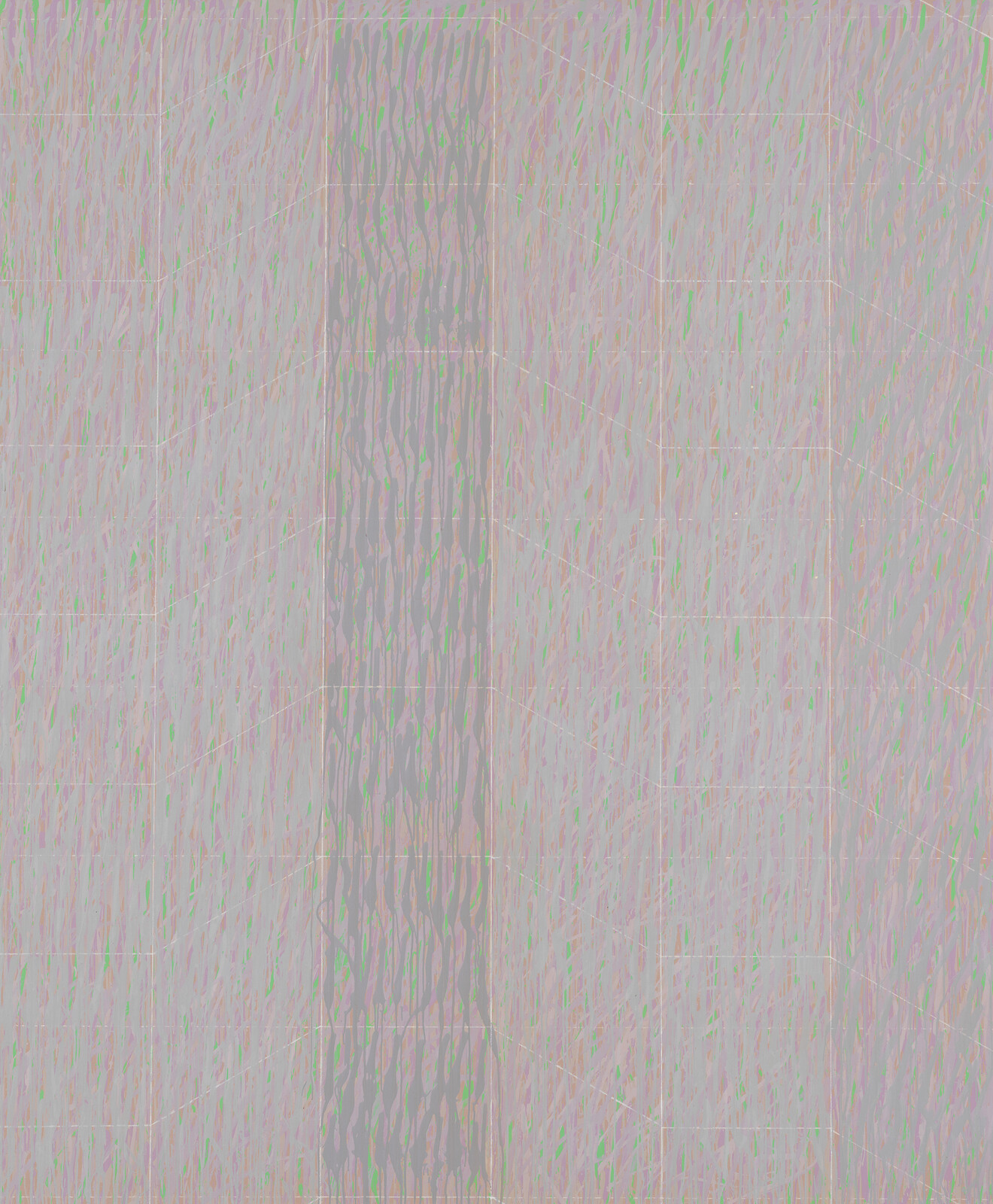 A pale abstract pattern with a vertical darker center band, faint grid lines, and pastel streaks.