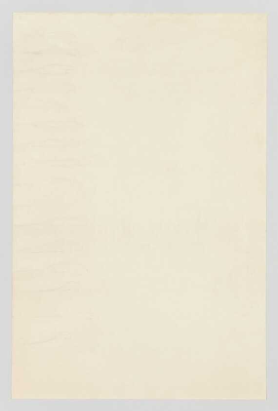 vertical rectangular shape, faded gold fills the middle of canvas with light gray border