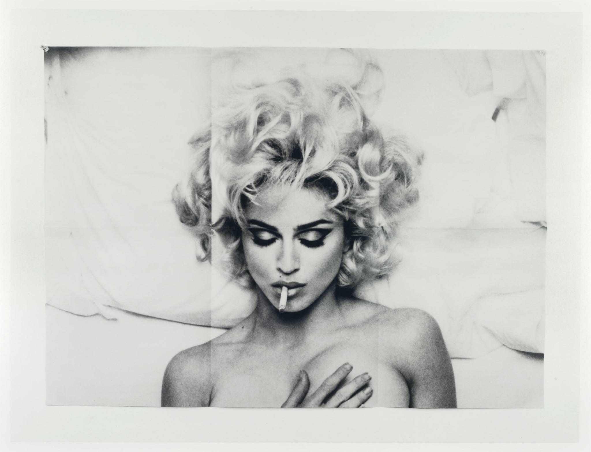 Anne Collier | Folded Madonna Poster (Steven Meisel) | Whitney Museum of  American Art