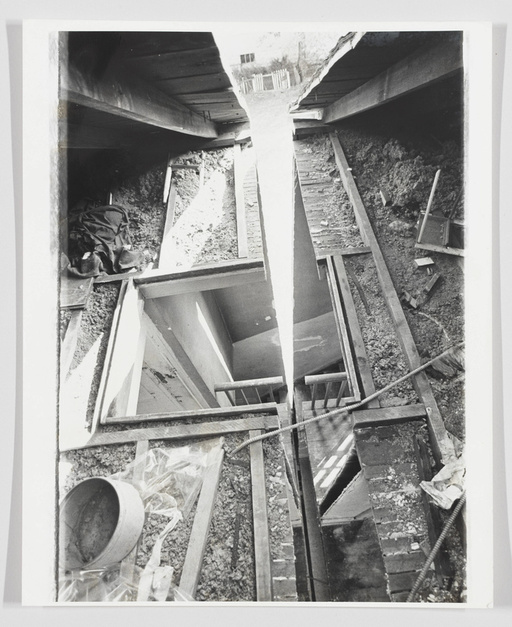 Gordon MattaClark Splitting 7 (Documentation of the action "Splitting" made in 1974 in New