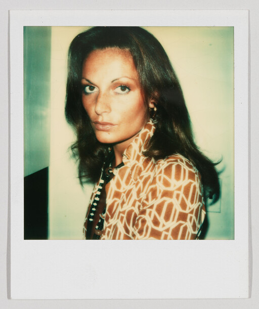 A woman with long brown hair wearing a patterned shirt looks directly at the camera.