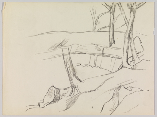 Edward Hopper | Study for Bridle Path | Whitney Museum of American Art