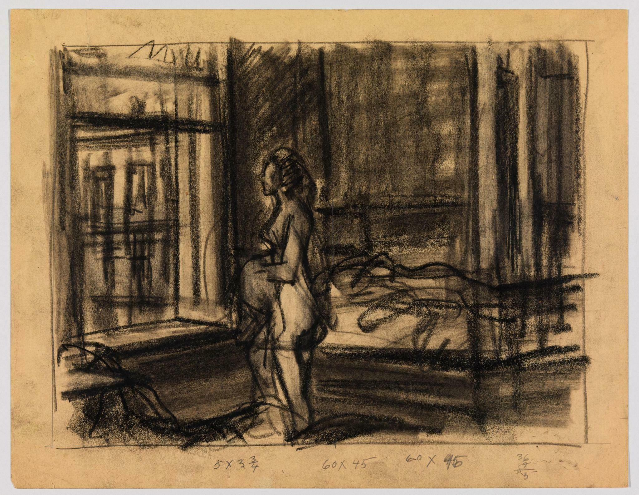Edward Hopper | Study for Morning in a City | Whitney ...
