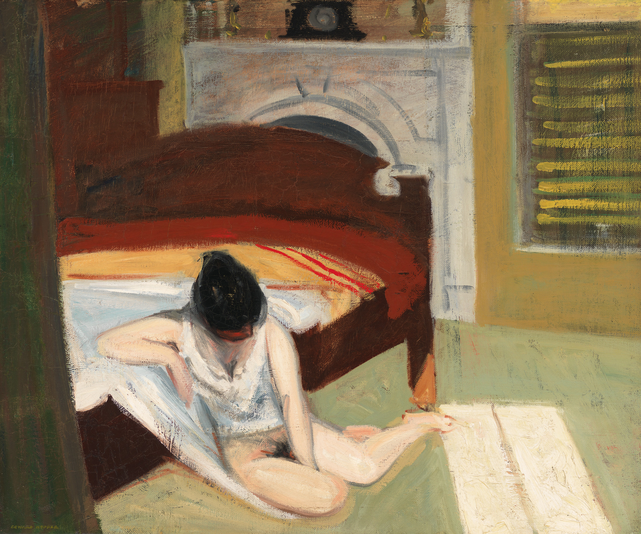 Edward Hopper, Summer Interior, 1909, Whitney Museum of American Art, New York, NY, USA.