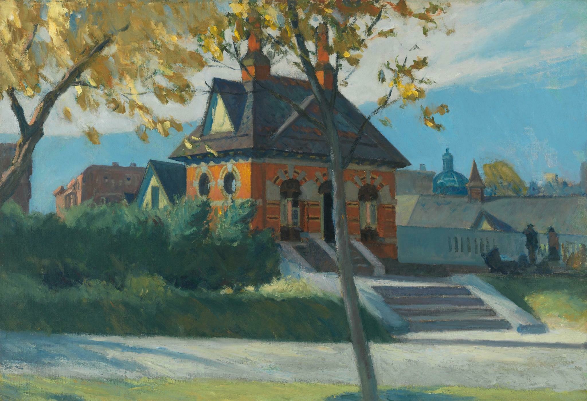 Edward Hopper | (Small Town Station) | Whitney Museum of ...