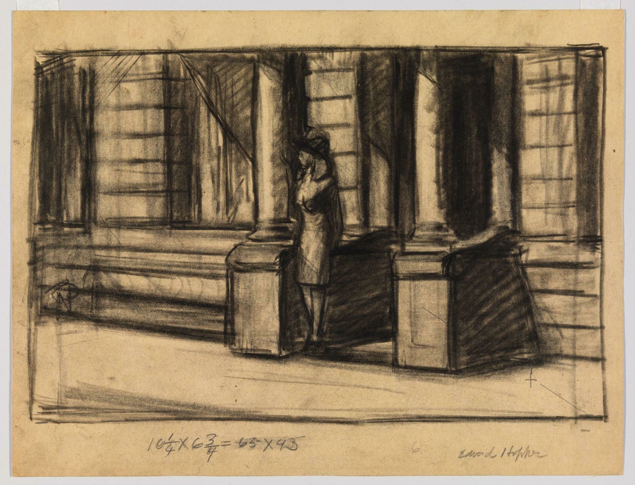 Edward Hopper | Study for Summertime | Whitney Museum of ...