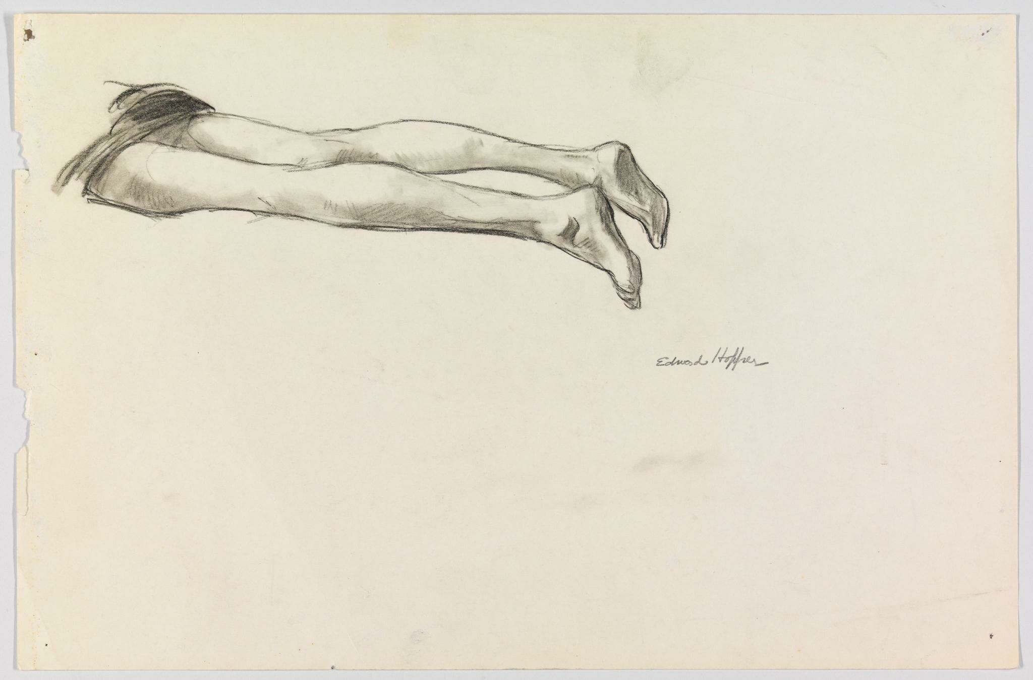 Edward Hopper Study For Summer In The City Whitney Museum Of American Art