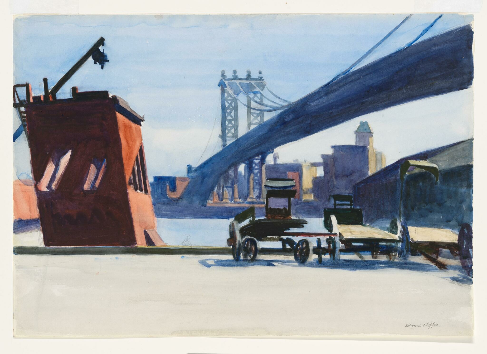 Edward Hopper | (Manhattan Bridge) | Whitney Museum of ...