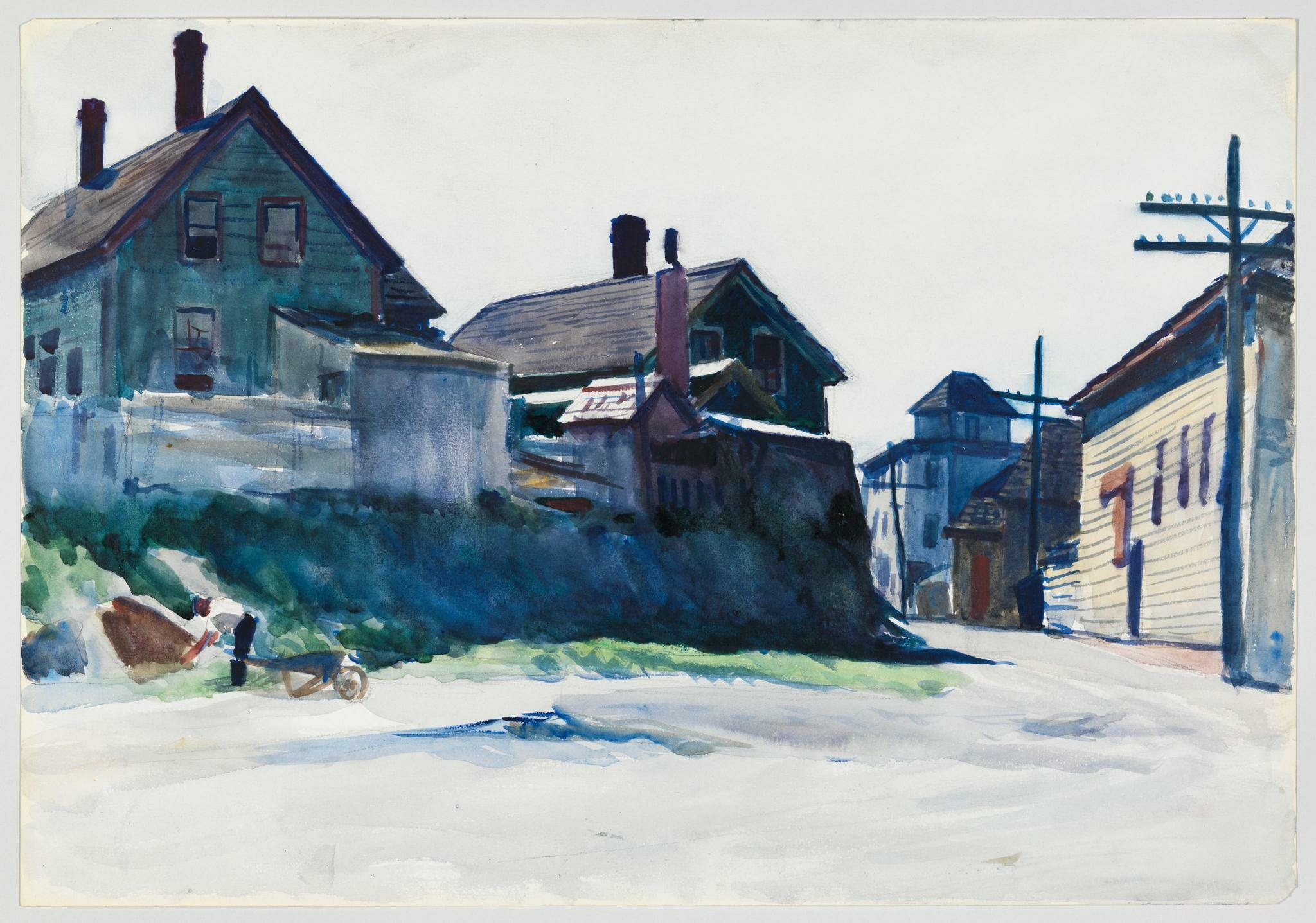 Edward Hopper | (Back Street, Gloucester) | Whitney Museum ...