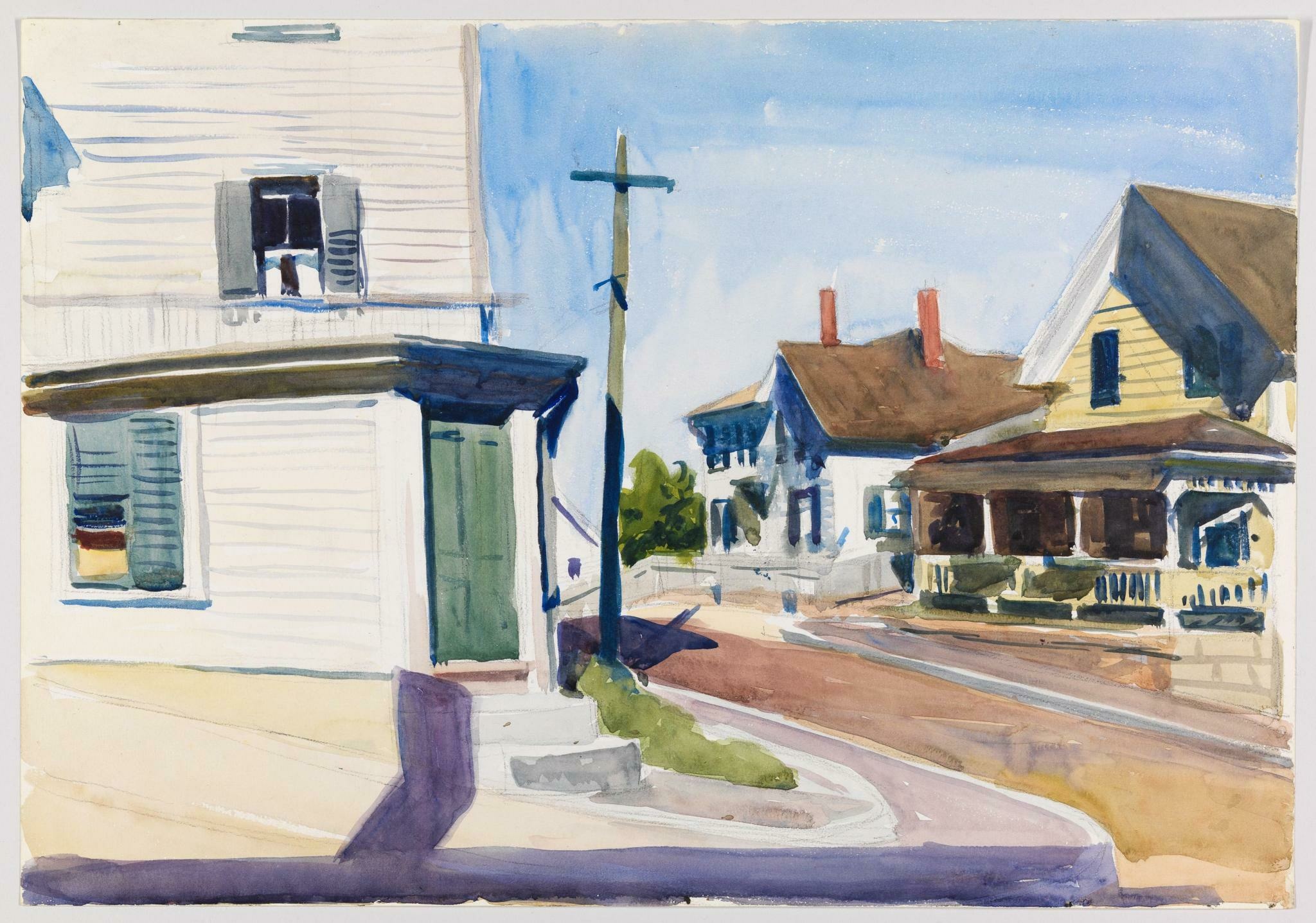 Edward Hopper | (Street Corner) | Whitney Museum of ...