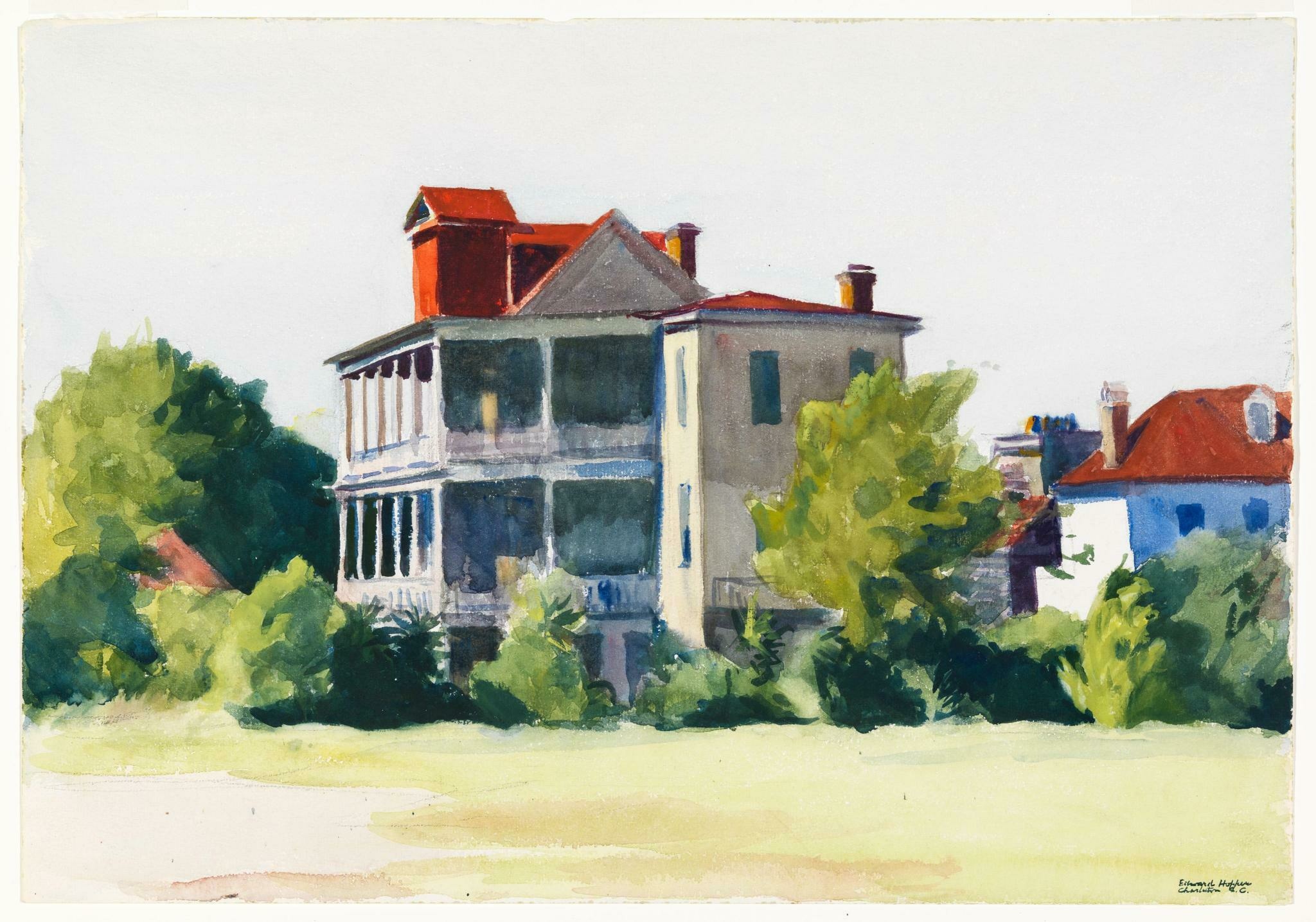 Edward Hopper (House with Veranda, Charleston, S.C