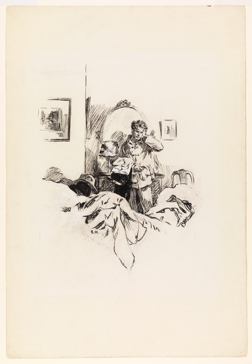 Edward Hopper | Study for Illustration for H. Addington Bruce, 