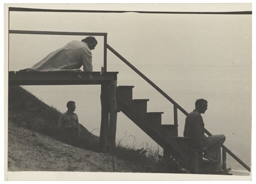 Margaret French, George Tooker, and Jared French, Nantucket