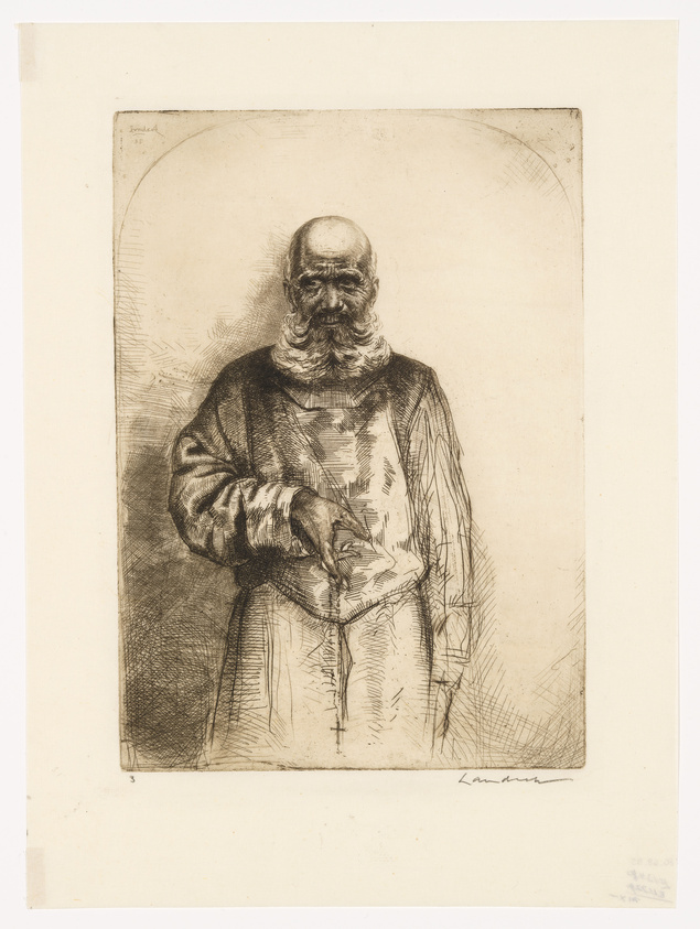 Armin Landeck | Greek Priest | Whitney Museum of American Art