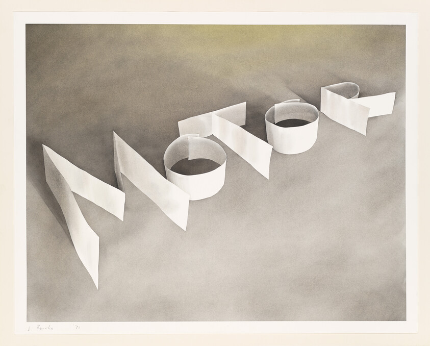 Edward Ruscha | Motor | Whitney Museum of American Art