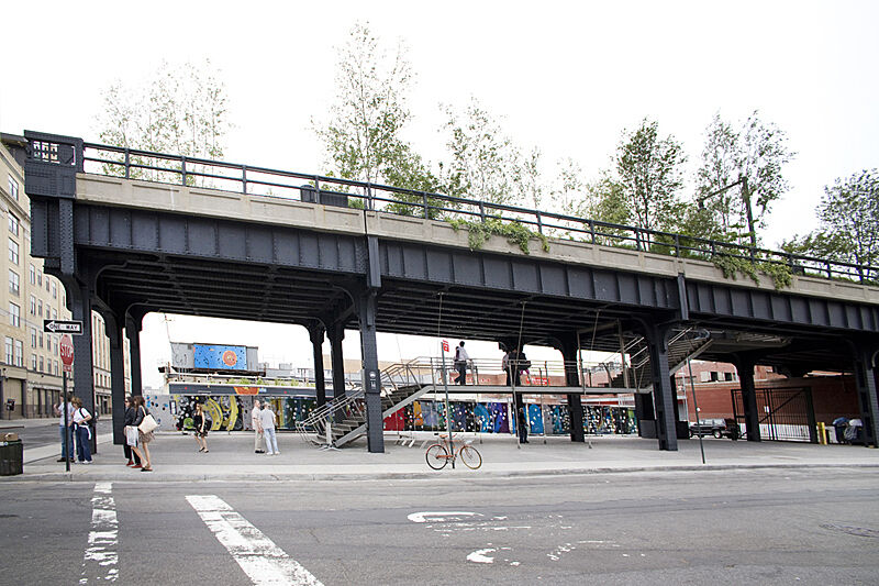 A view of the High Line 