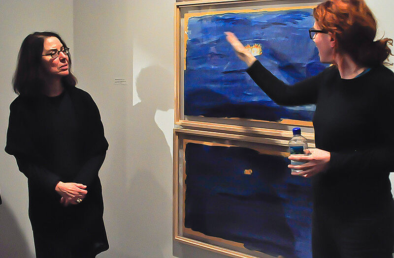 The curator and artist discuss the exhibition. 