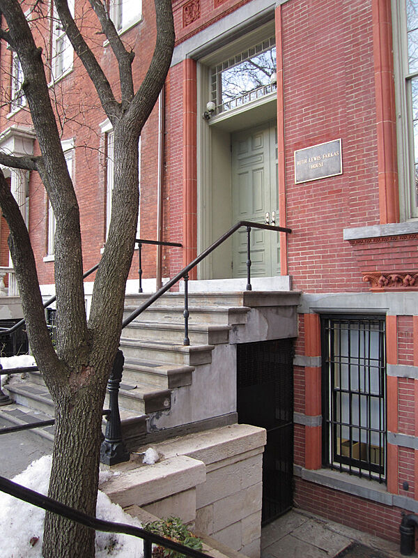 The exterior of Edward Hopper's studio in Greenwich Village