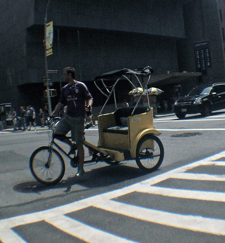 Photo of bike cab