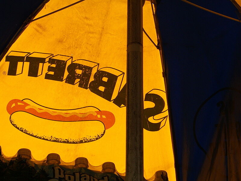Street vendor umbrella