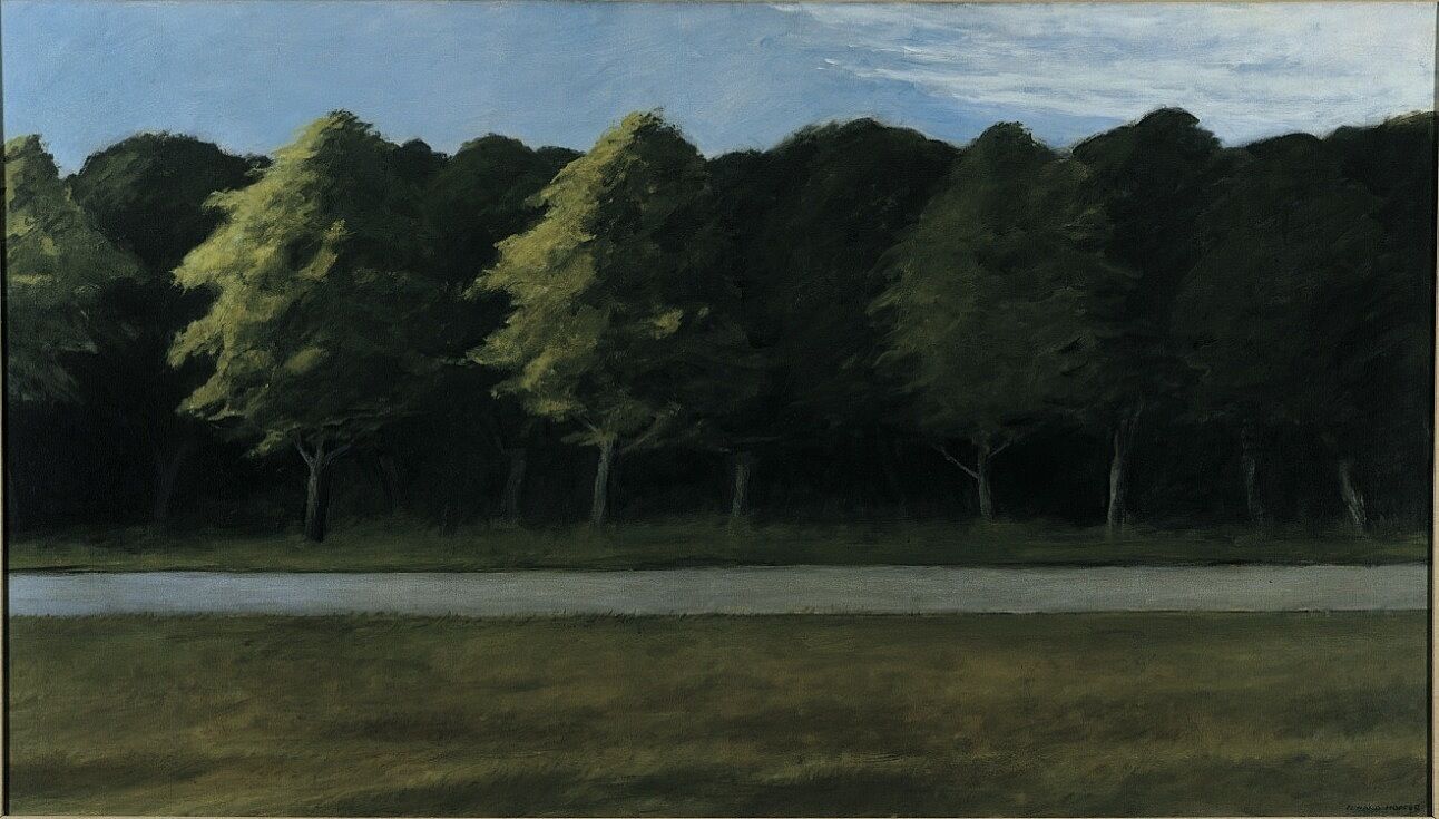 Edward Hopper, Road and Trees, 1962 Whitney Museum of American Art