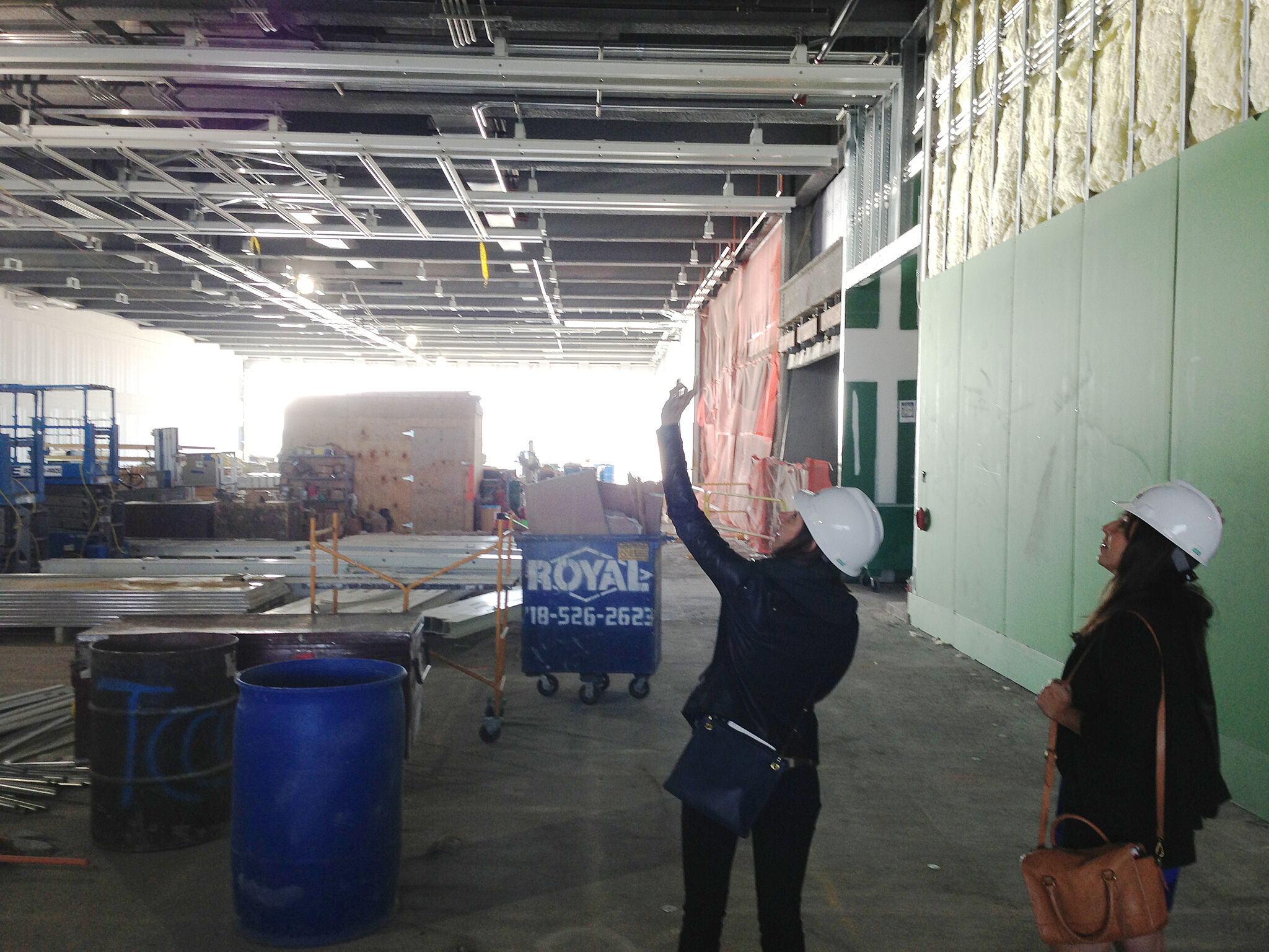 Touring the fifth floor of the new Whitney building