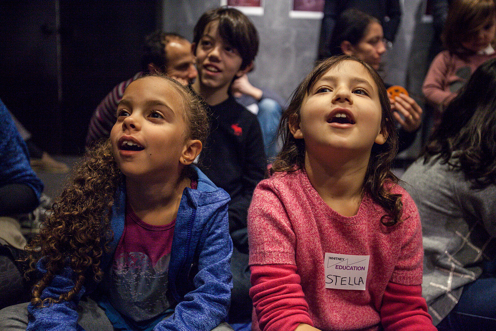 Children enjoy the exhibit