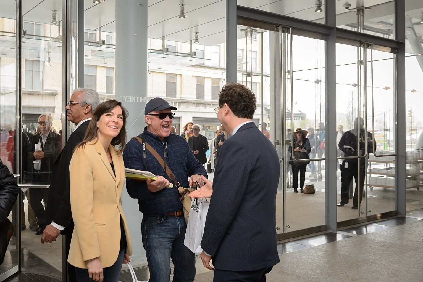 Opening day at the new Whitney Museum