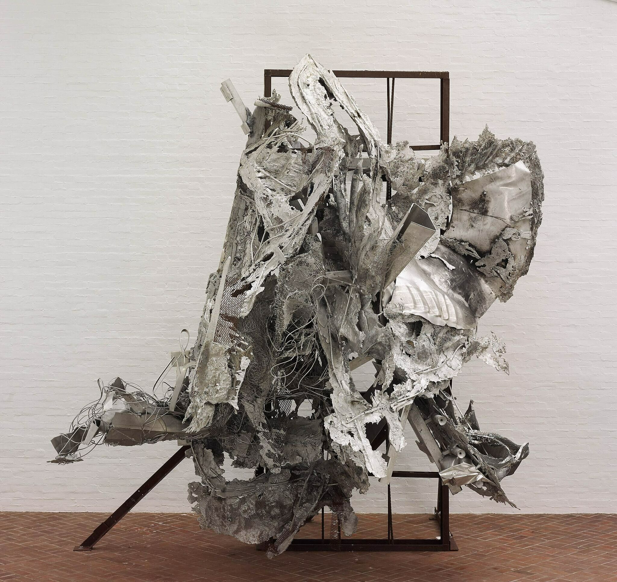 A sculptural installation.