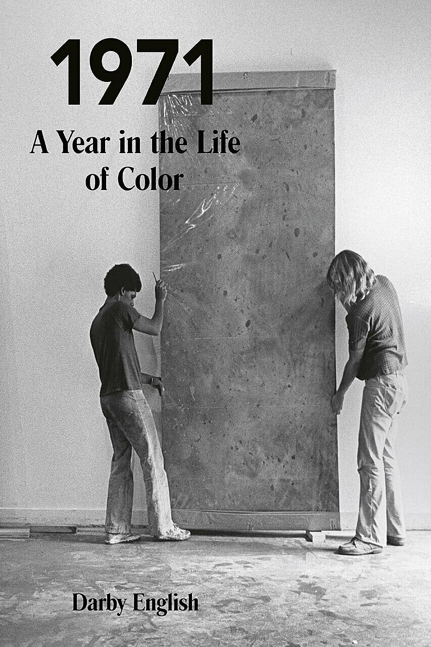 A book cover design for the publication 1971: A Year in the Life of Color