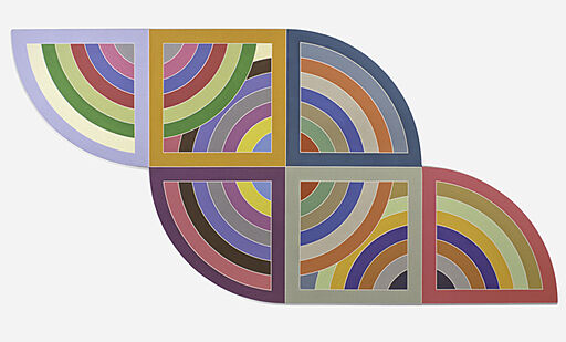 Artwork by Frank Stella.