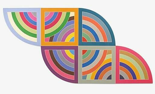 Artwork by Frank Stella.