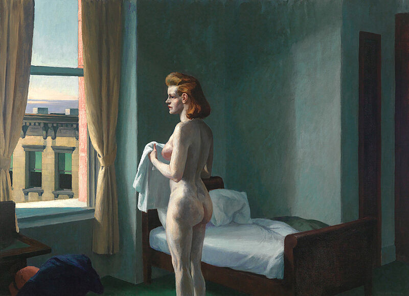 Famous painting of Morning in the City.