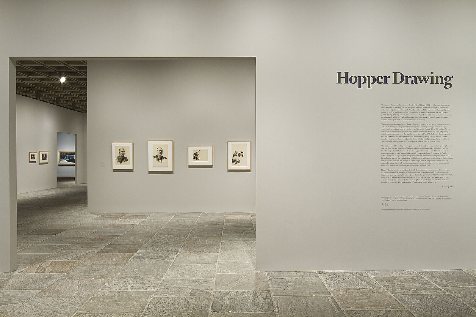 Exhibition entrance of Happer Drawing.
