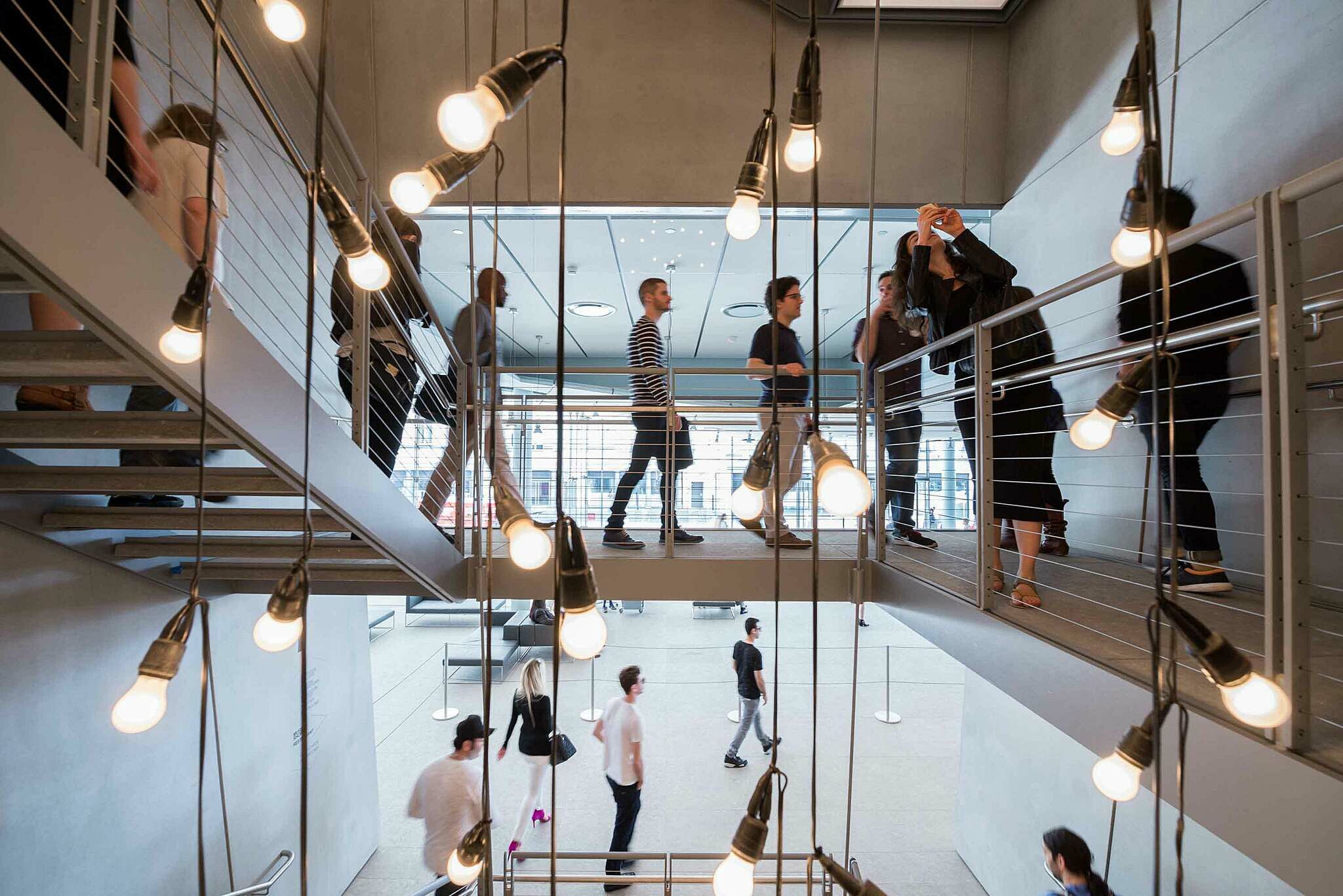The main staircase.