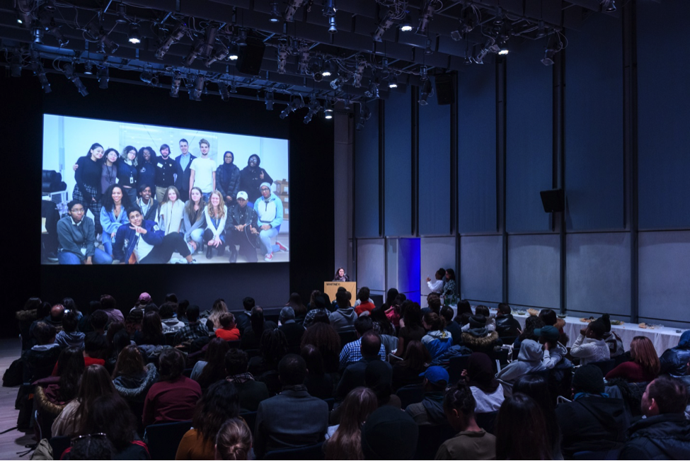 Photo of YI Fall celebration in Theater