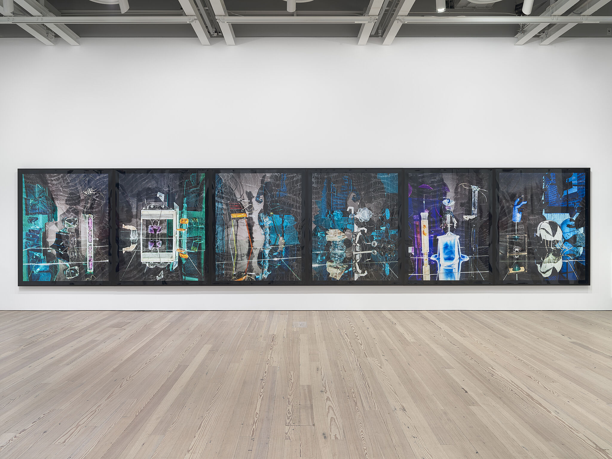 Installation view of Willa Nasatir's exhibition at the Whitney Museum.