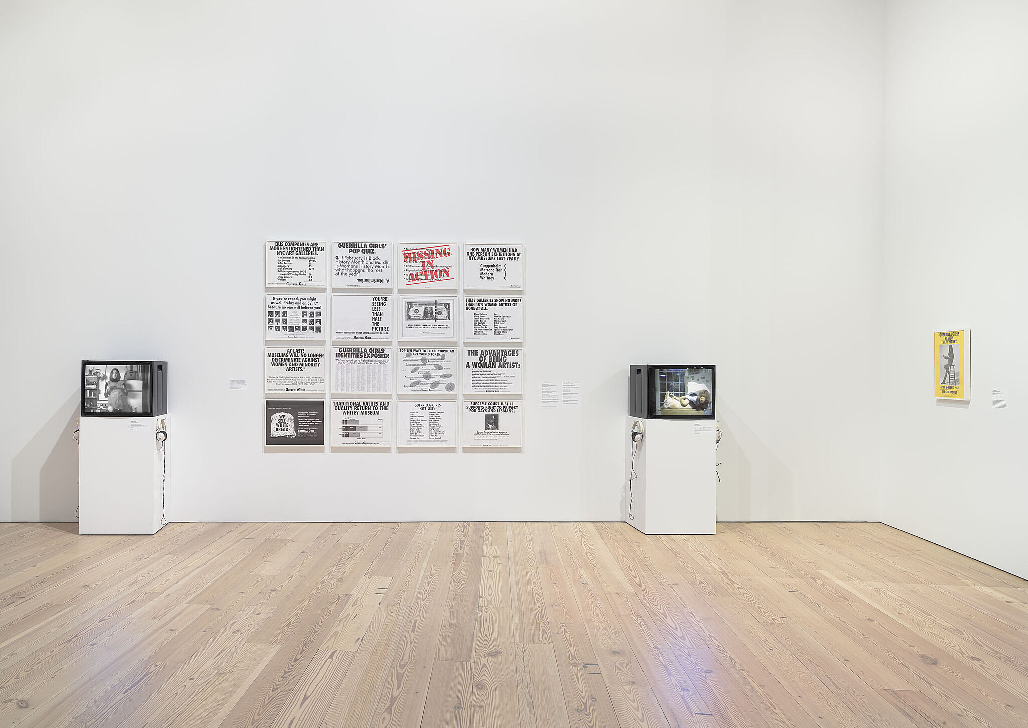 Installation view of An Incomplete History of Protest: Selections from the Whitney’s Collection, 1940–2017 