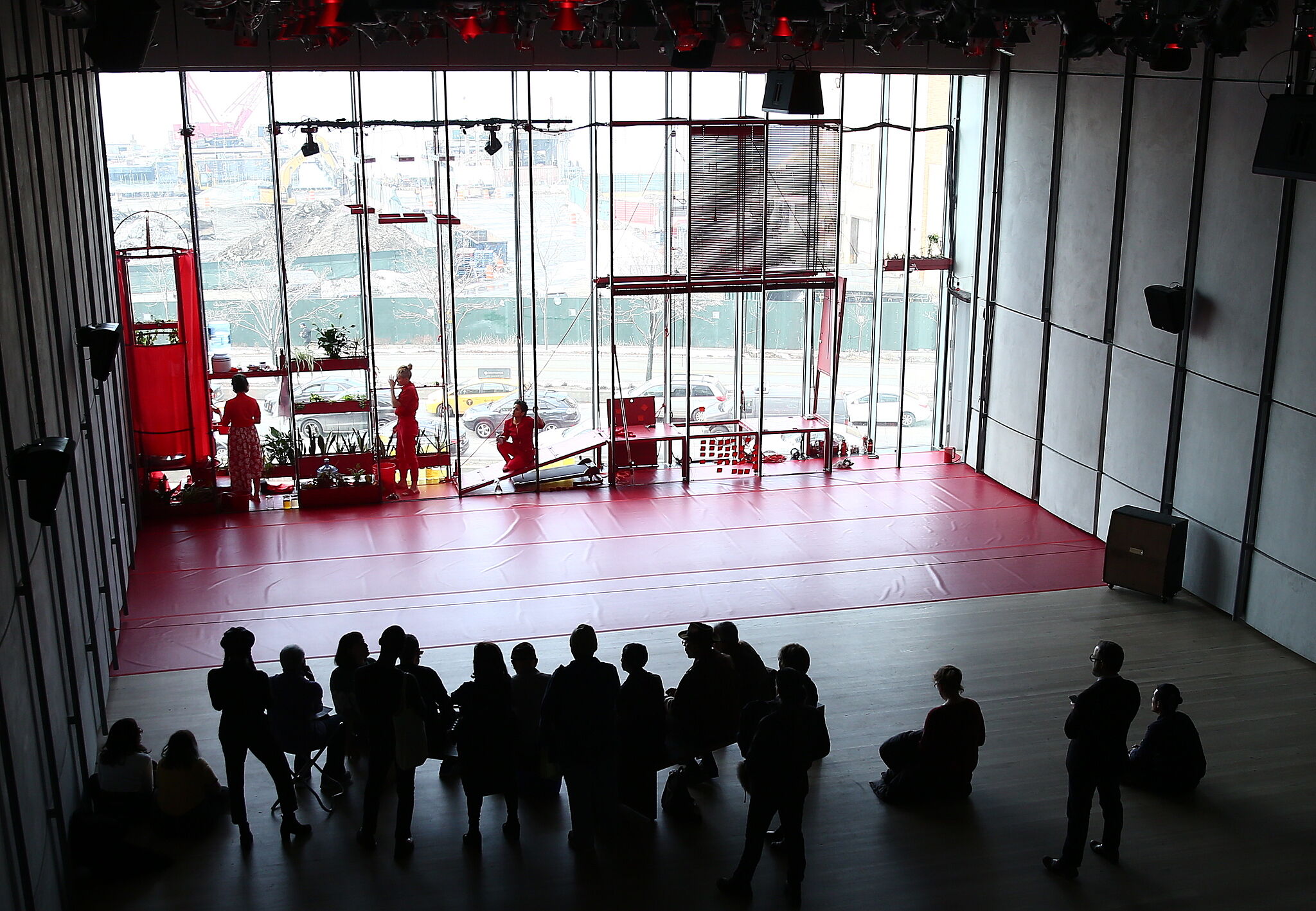 view of Orbit performance space and audience