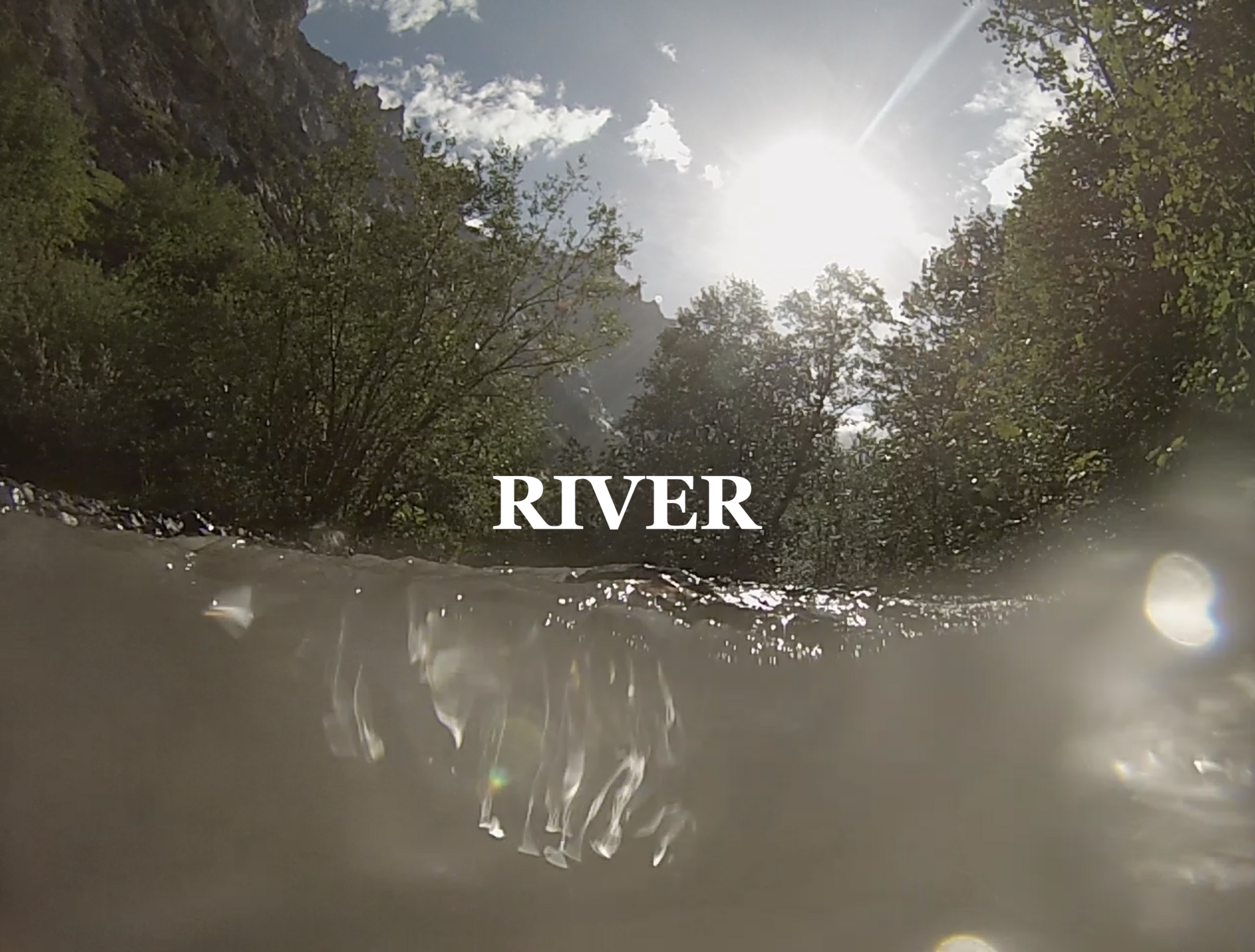 River with the word "river" superimposed.