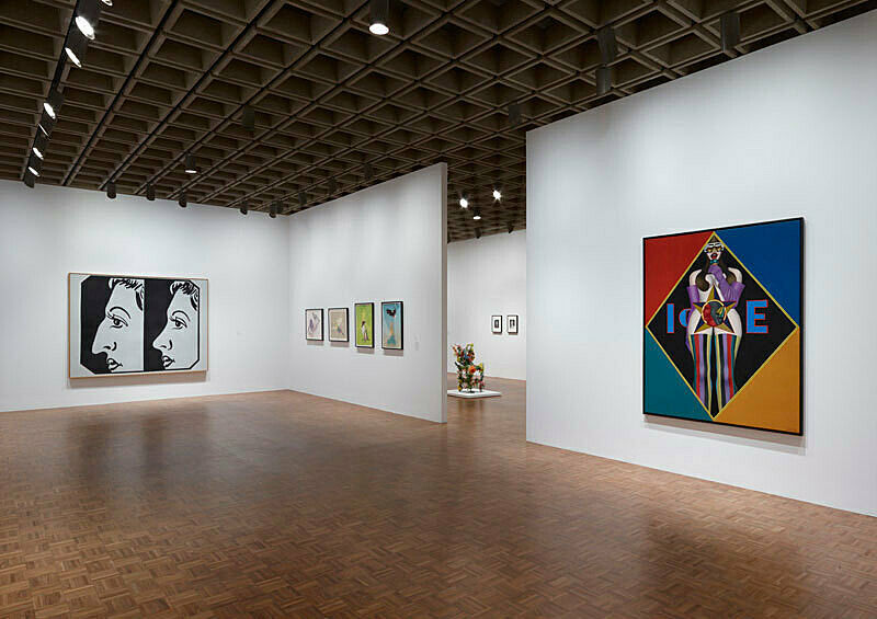 Installation view of Sinister Pop exhibition.