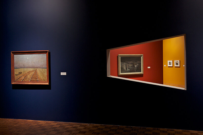 Installation view of Real/Surreal exhibition. 