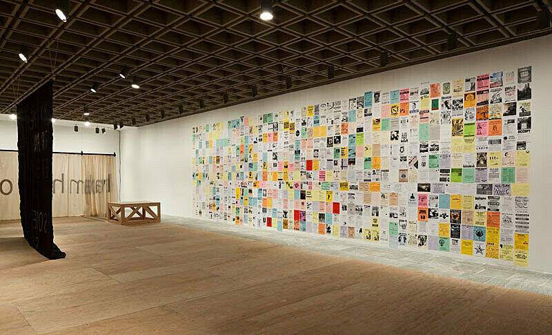Installation view of Sharon Hayes: There’s so much I want to say to you.