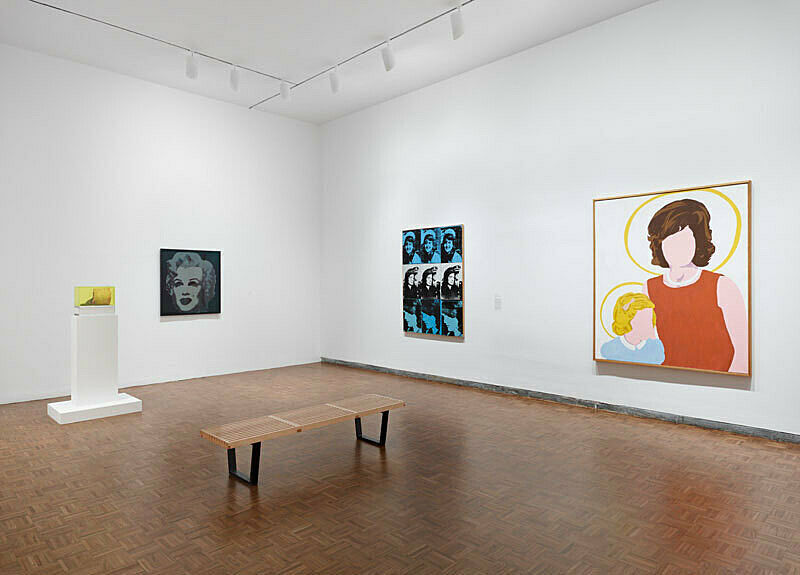 Installation view of Sinister Pop.