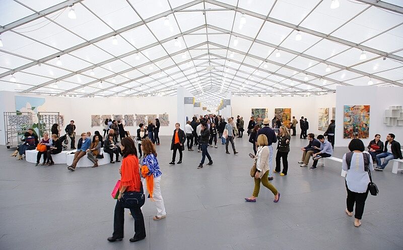 People at Frieze.
