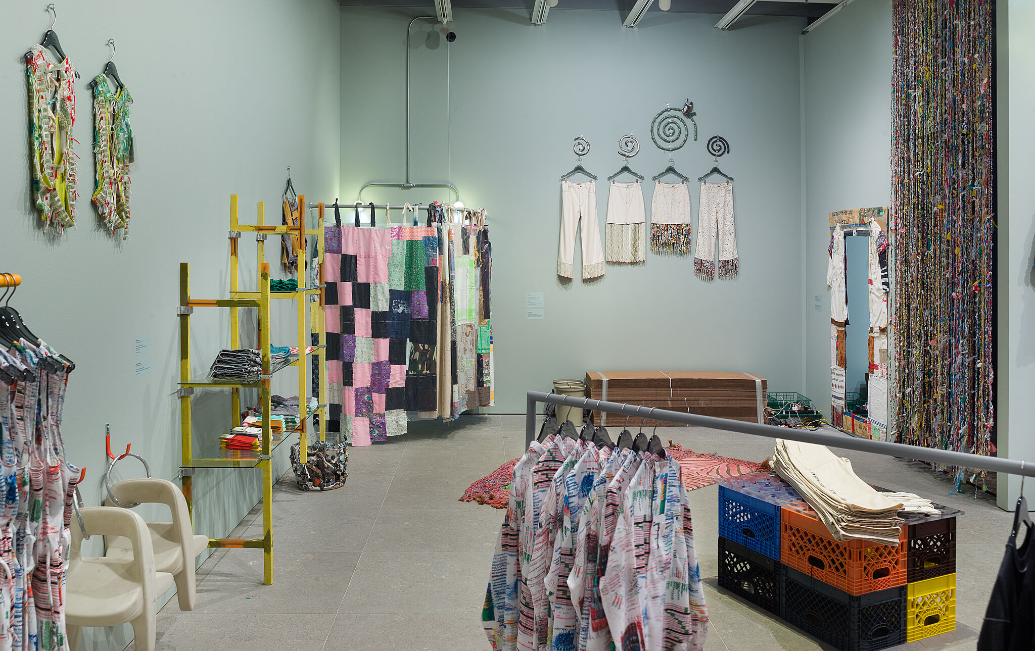 Installation view of Eckhaus Latta: Possessed.